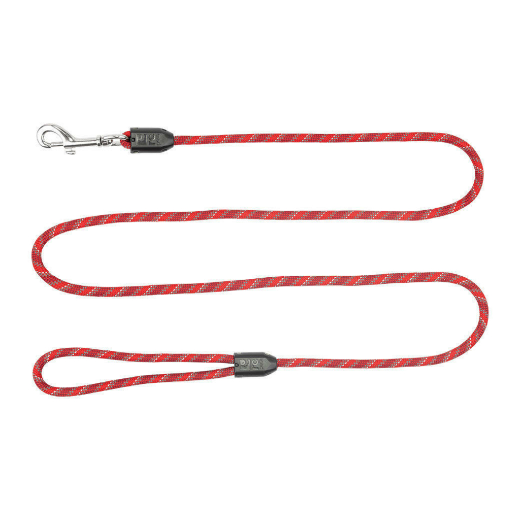 RC Pets 1/2"x5' Rope Dog Leash Red image number null