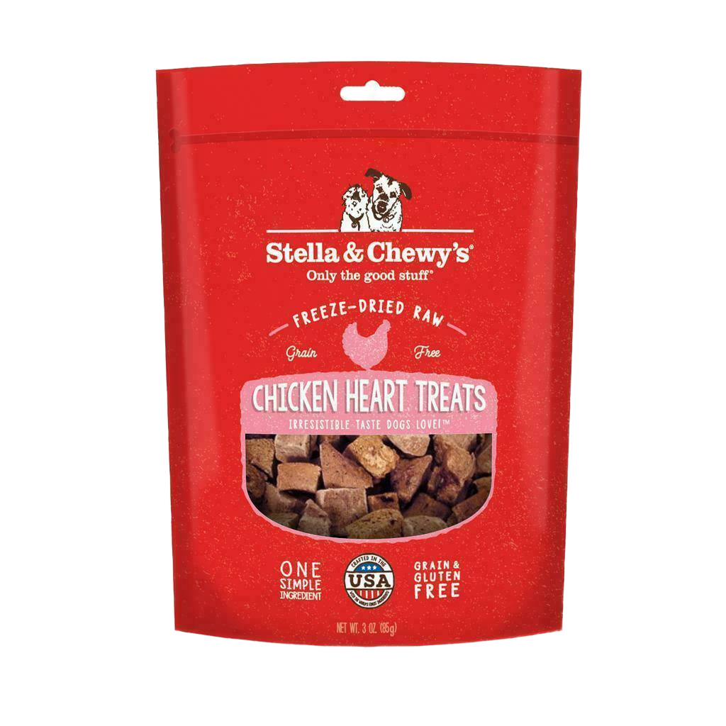 Stella & Chewy's Freeze-Dried Raw Chicken Hearts Treats image number null