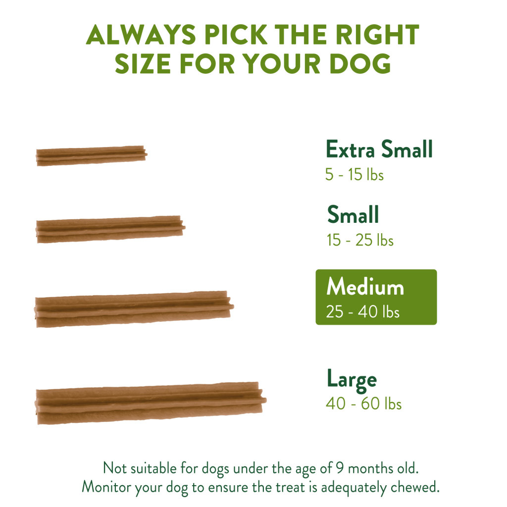 Whimzees Dog Stix Natural Dental Chews, Medium image number null