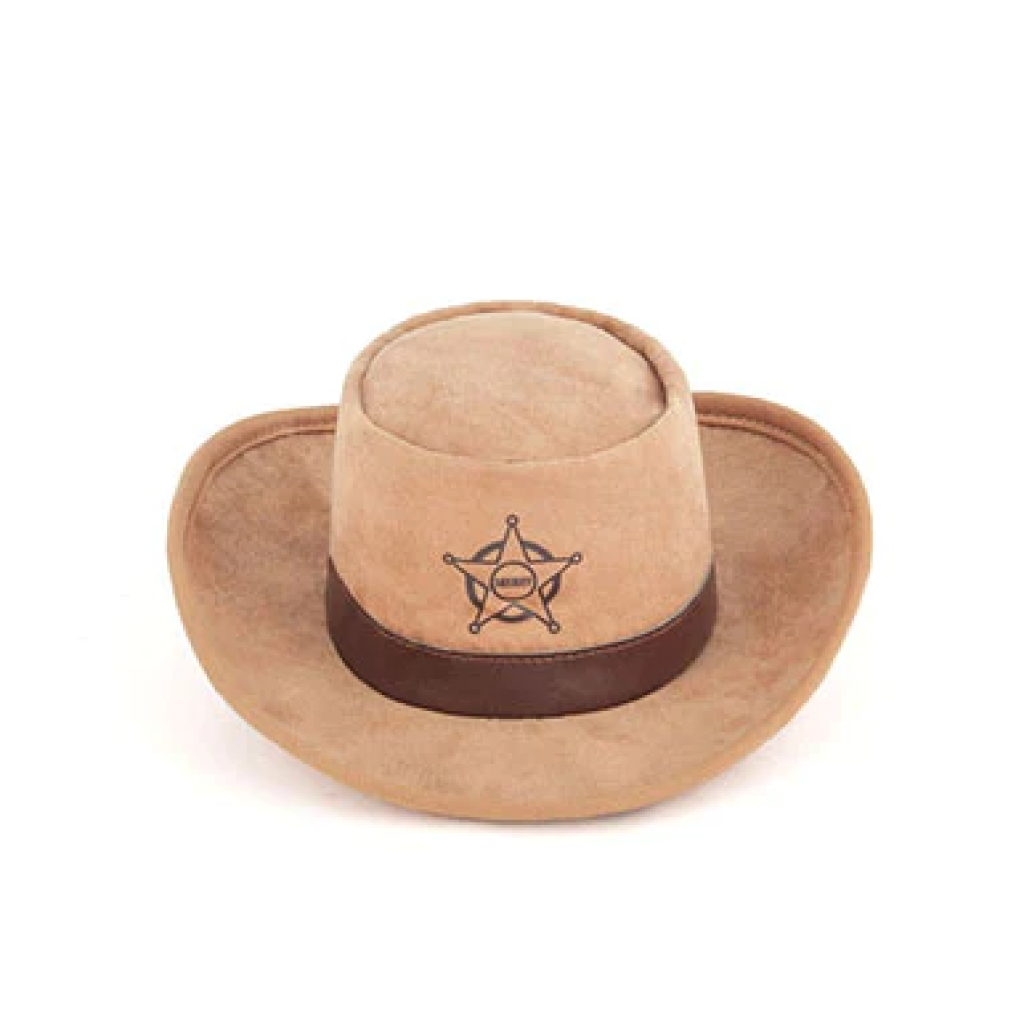 P.L.A.Y. Pet Sheriff Hat Mutt Hatter Plush Toy, 1-count image number null