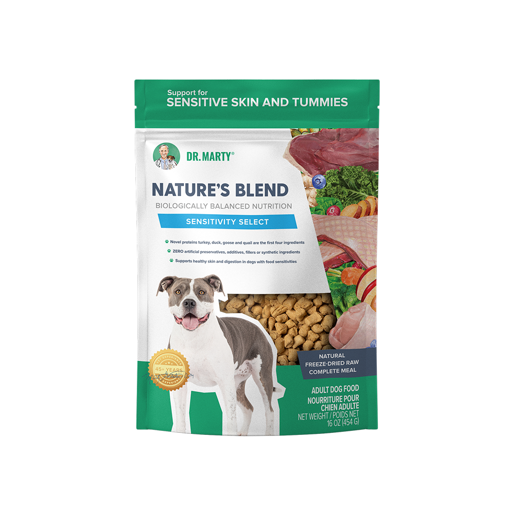 Dr. Marty Nature's Blend Sensitivity Select Freeze Dried Raw Dog Food, 16-oz image number null