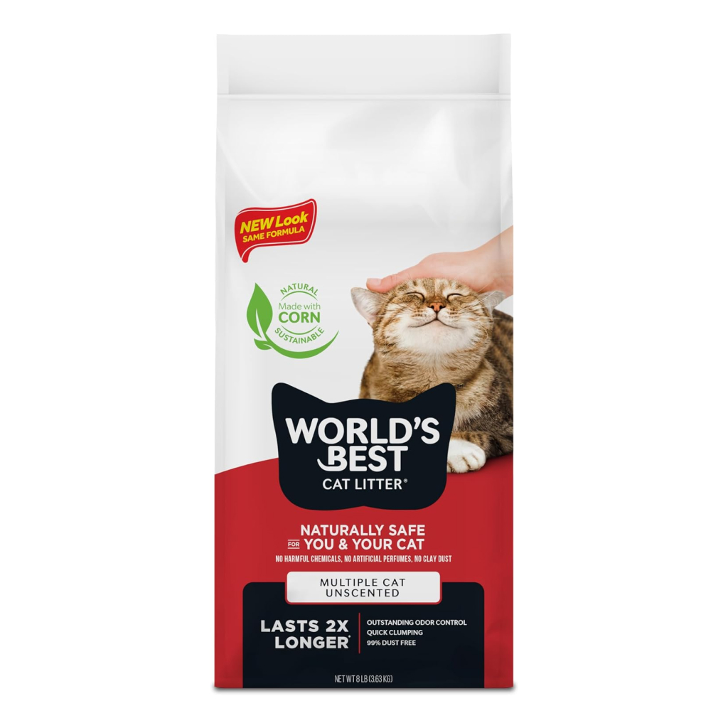 World's Best Multi Cat Clumping Corn Cat Litter image number null