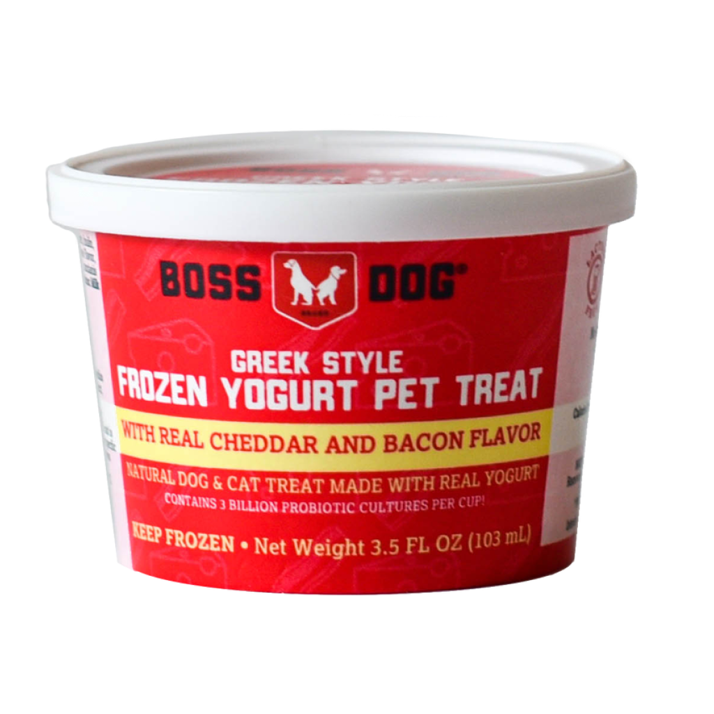 Greek Style Frozen Yogurt Treat Real Cheddar & Bacon, 4 Pack image number null