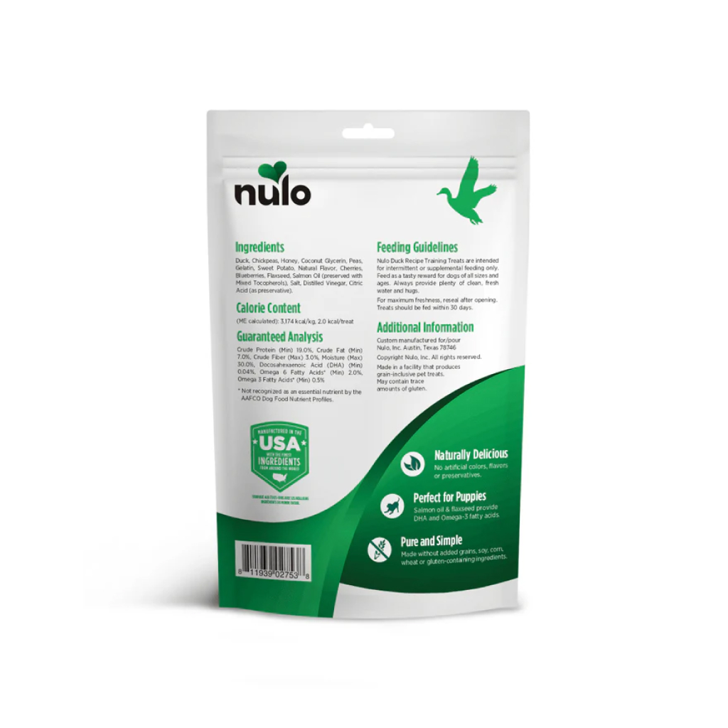 Nulo FreeStyle Grain-Free Duck Grain-Free Dog Training Treats, 16-oz image number null