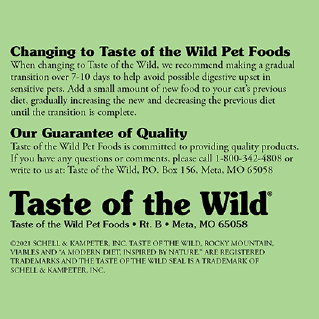 Taste Of The Wild - Rocky Mountain Feline Recipe, 5-lb image number null